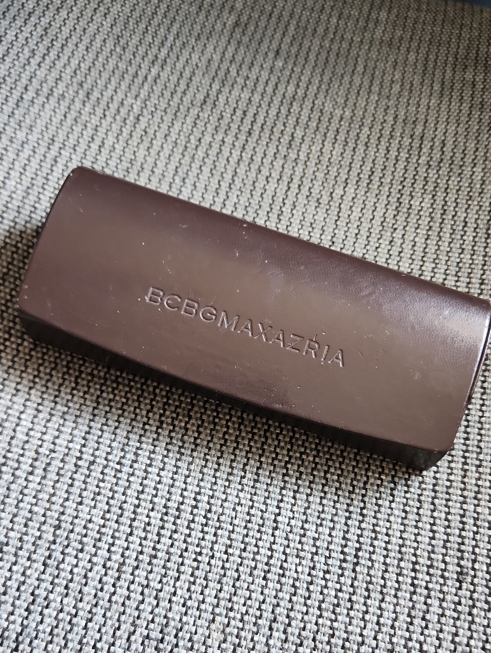 BCBGMaxAzria Brown Embossed Sunglasses Case